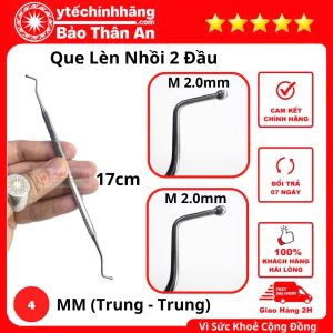 Que Lèn Nhồi 2 Đầu Tròn 14 Que Lèn Nhồi 2 Đầu Tròn