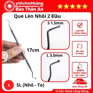 Que Lèn Nhồi 2 Đầu Tròn 13 Que Lèn Nhồi 2 Đầu Tròn