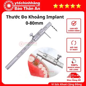 Thước Đo Khoảng Implant 0-80mm 9 Thước Đo Khoảng Implant 0-80mm