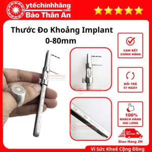 Thước Đo Khoảng Implant 0-80mm 7 Thước Đo Khoảng Implant 0-80mm