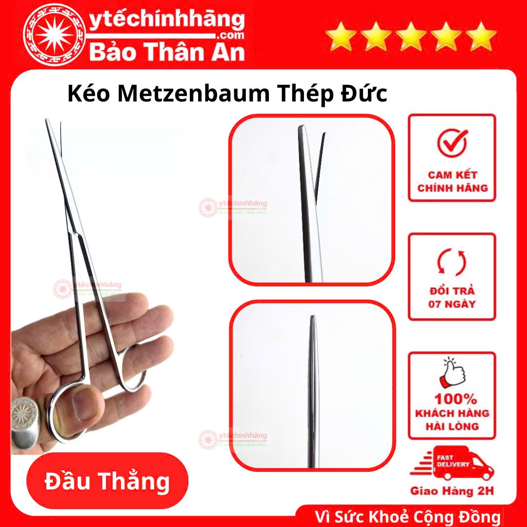 Kéo Metzenbaum Đức - Thẳng 1 Keo Metzenbaum Duc Thang 1