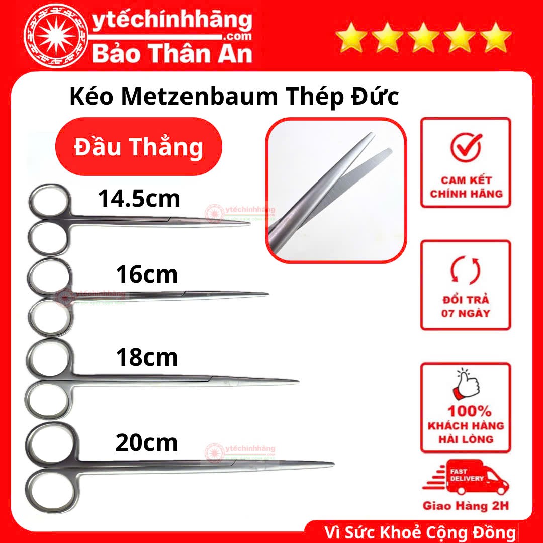 Kéo Metzenbaum Đức - Thẳng Keo Metzenbaum Duc Thang