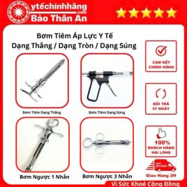 Bơm Tiêm Áp Lực Inox
