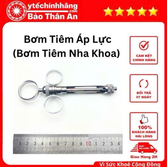Bơm Tiêm Áp Lực Inox