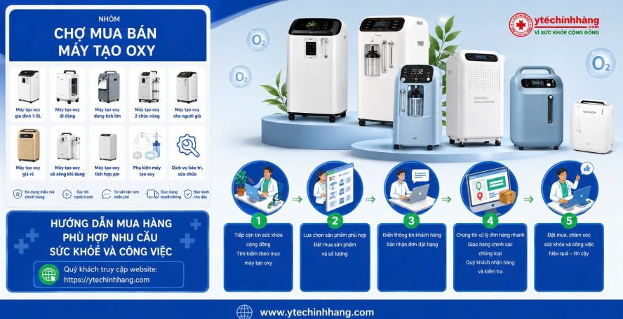 nhóm chợ mua bán máy tạo oxy
