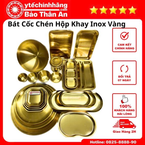 Dụng Cụ Inox Mạ Vàng