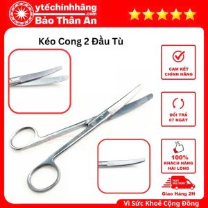 Kéo Đầu Tù 14cm 16cm 18cm 20cm 9 Keo tu cong