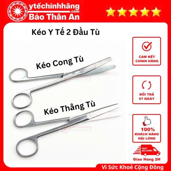 Kéo Đầu Tù 14cm 16cm 18cm 20cm 18 Kéo Đầu Tù 14cm 16cm 18cm 20cm