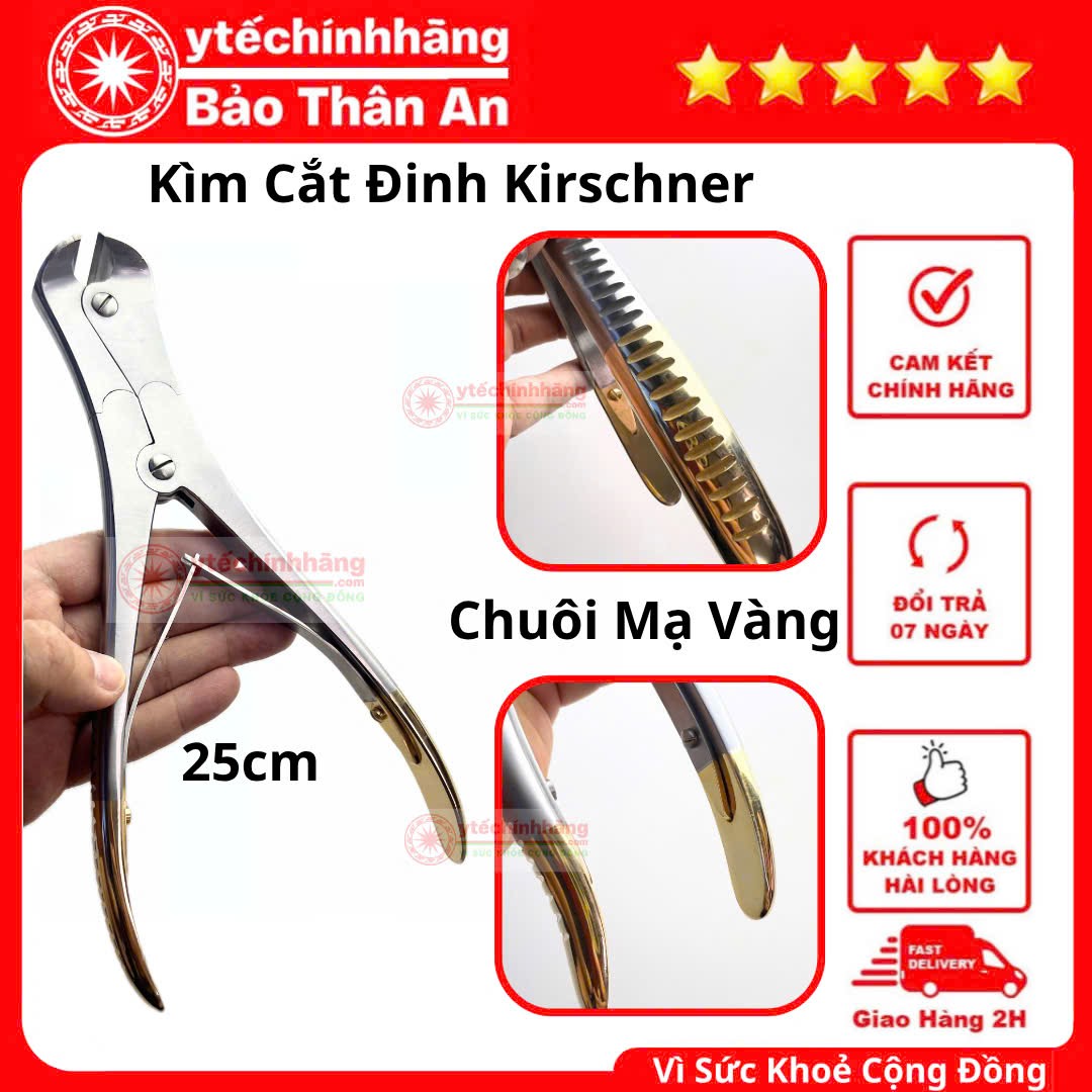 Kìm Cắt Đinh Kirschner Góc Đứng 3 Kìm Cắt Đinh Kirschner Góc Đứng