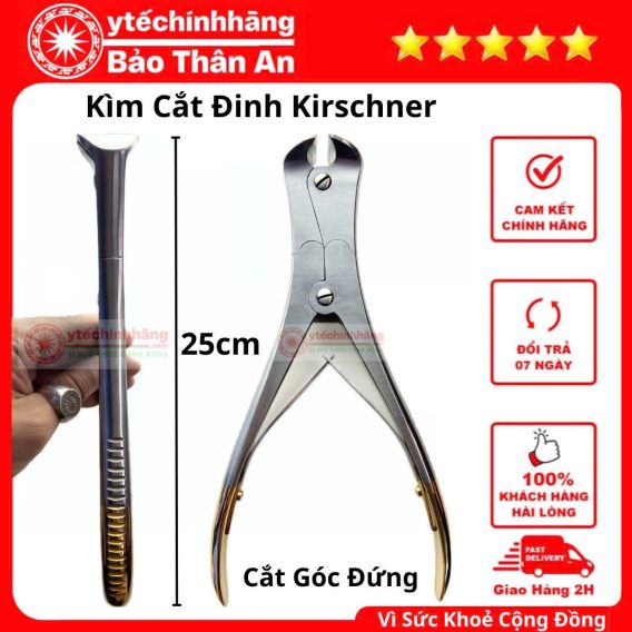 Kìm Cắt Đinh Kirschner Góc Đứng