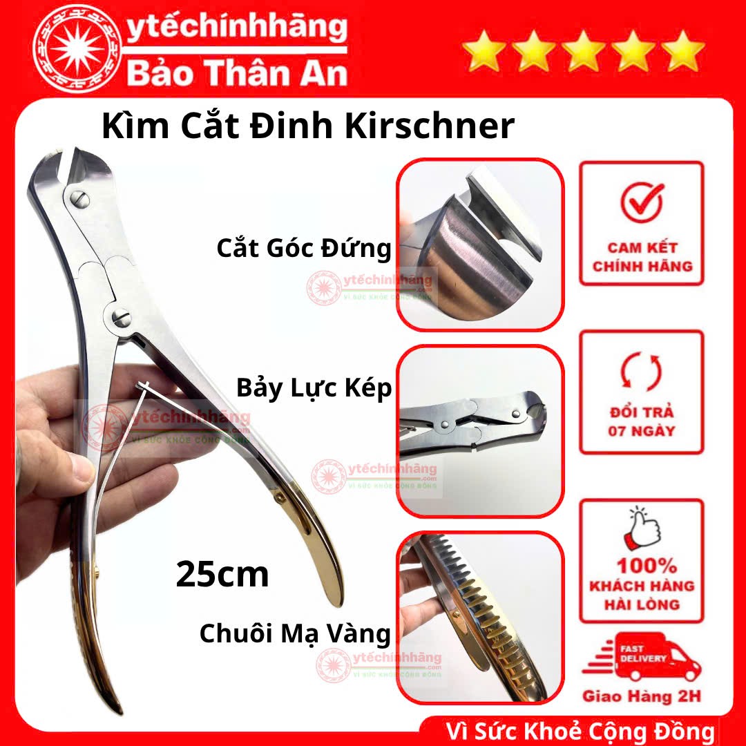 Kìm Cắt Đinh Kirschner Góc Đứng Kìm Cắt Đinh Kirschner Góc Đứng