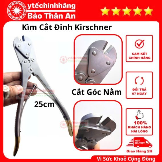 Kìm Cắt Đinh Kirschner Góc Nằm