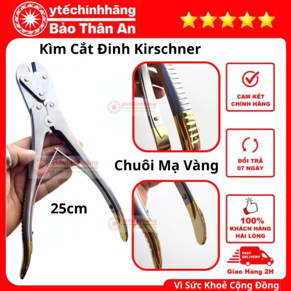 Kìm Cắt Đinh Kirschner Góc Nằm