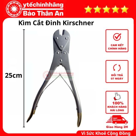 Kìm Cắt Đinh Kirschner Góc Nằm