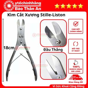 Kìm Cắt Xương Stille-Liston Thẳng 18cm 8 Kim Cat Xuong Stille Liston Thang 18cm 1