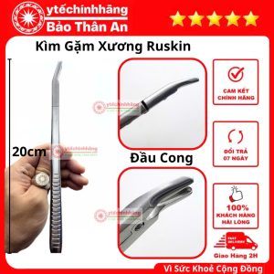 Kìm Gặm Xương Ruskin Cong 20cm 8 Kim Gam Xuong Ruskin Cong 20cm 1