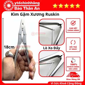 Kìm Gặm Xương Ruskin Thẳng 18cm 12 Kim Gam Xuong Ruskin Thang 18cm 2