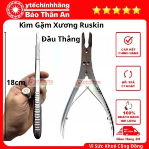 Kìm Gặm Xương Ruskin Thẳng 18cm